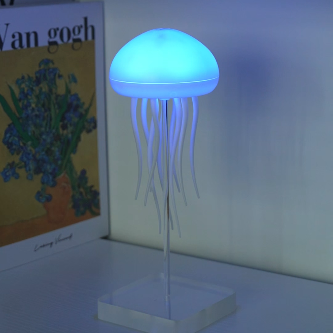 Lámpara de ambiente de medusas
