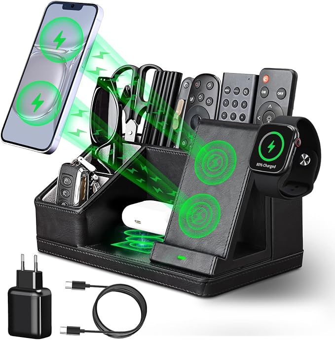 Cargador inalámbrico 3 en 1