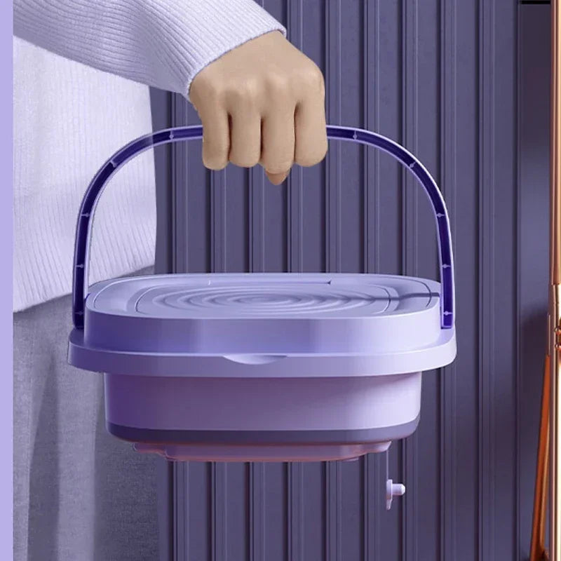 Mini lavadora plegable