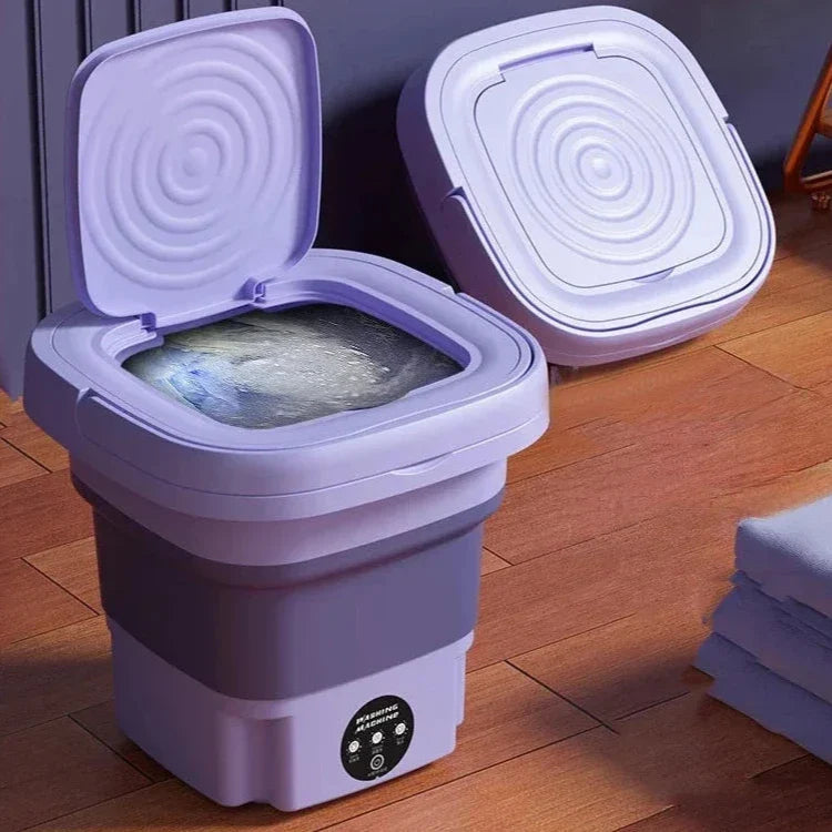 Mini lavadora plegable