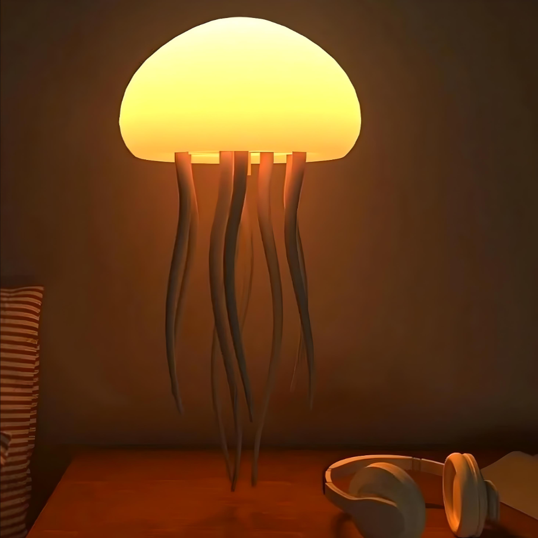 Lámpara de ambiente de medusas