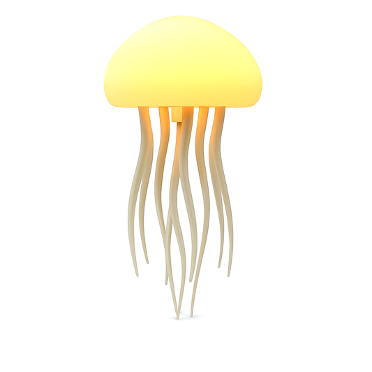 Lámpara de ambiente de medusas