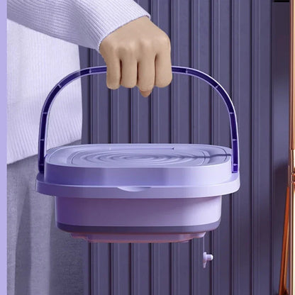Mini lavadora plegable